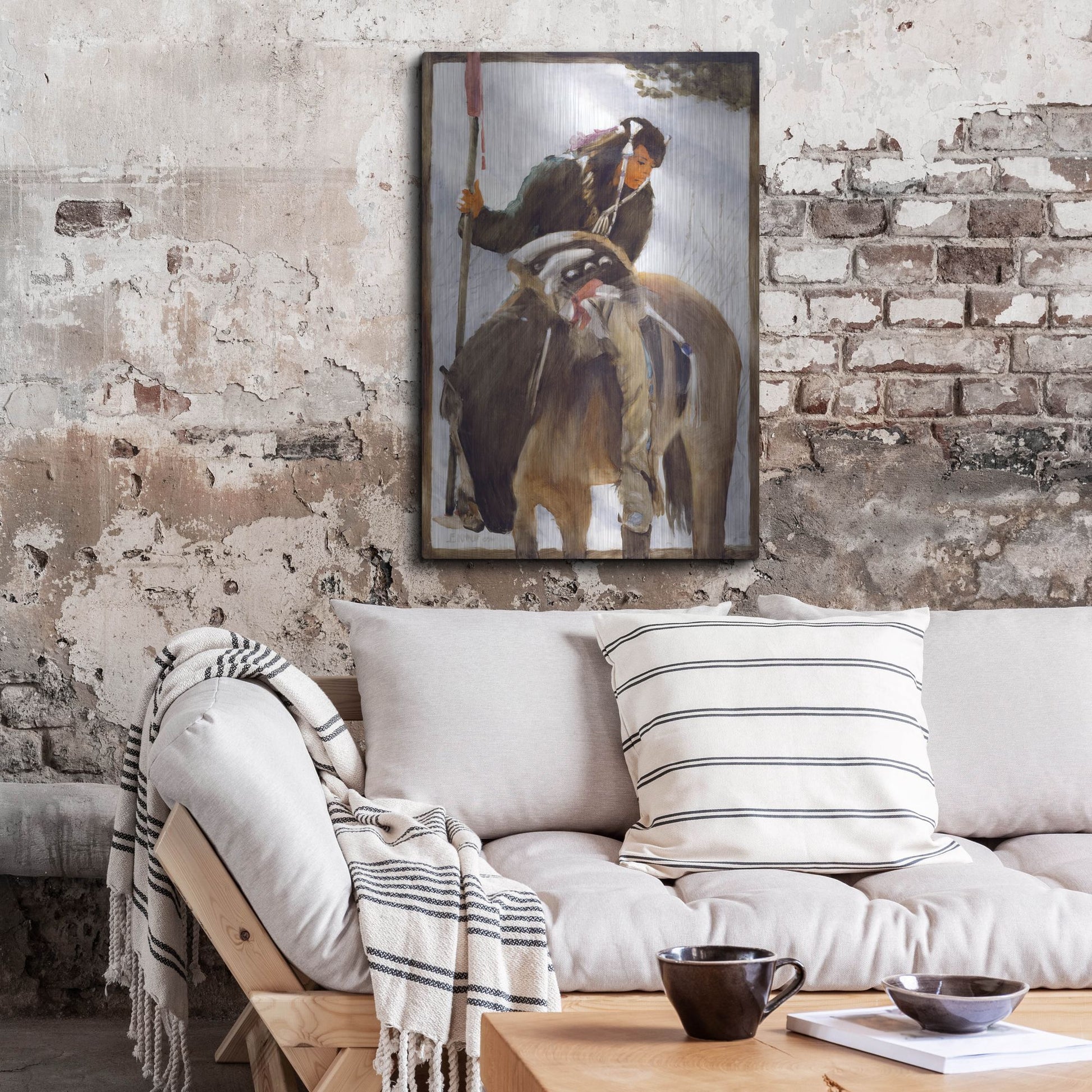 Luxe Metal Art 'Tracker' by J. E. Knauf, Metal Wall Art,24x36