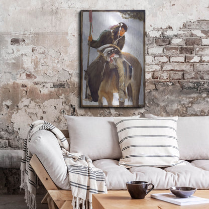 Luxe Metal Art 'Tracker' by J. E. Knauf, Metal Wall Art,24x36