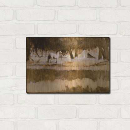 Luxe Metal Art 'Home' by J. E. Knauf, Metal Wall Art,16x12