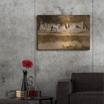 Luxe Metal Art 'Home' by J. E. Knauf, Metal Wall Art,36x24