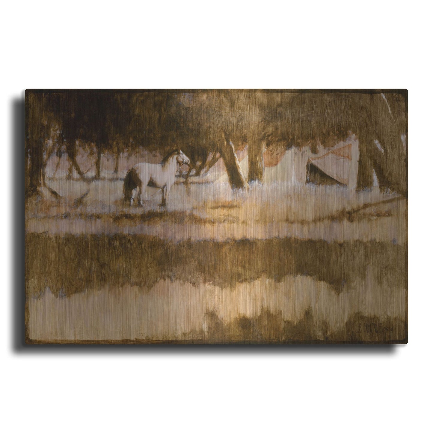Luxe Metal Art 'Home' by J. E. Knauf, Metal Wall Art