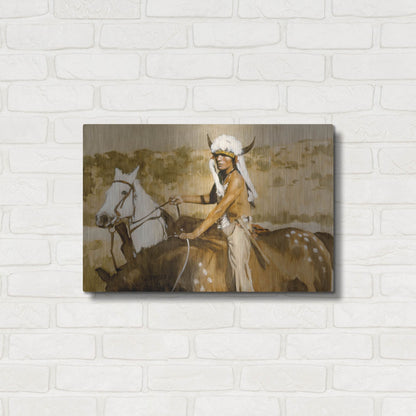 Luxe Metal Art 'Procurement' by J. E. Knauf, Metal Wall Art,24x16