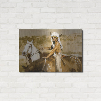 Luxe Metal Art 'Procurement' by J. E. Knauf, Metal Wall Art,36x24