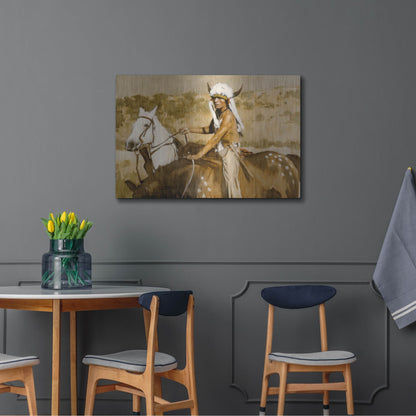 Luxe Metal Art 'Procurement' by J. E. Knauf, Metal Wall Art,36x24