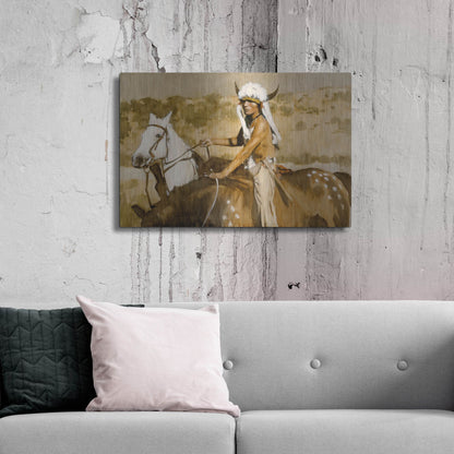 Luxe Metal Art 'Procurement' by J. E. Knauf, Metal Wall Art,36x24