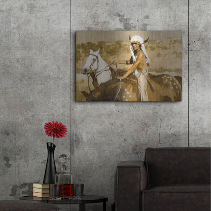 Luxe Metal Art 'Procurement' by J. E. Knauf, Metal Wall Art,36x24
