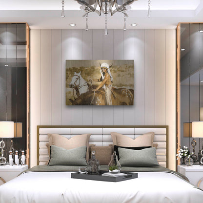 Luxe Metal Art 'Procurement' by J. E. Knauf, Metal Wall Art,36x24