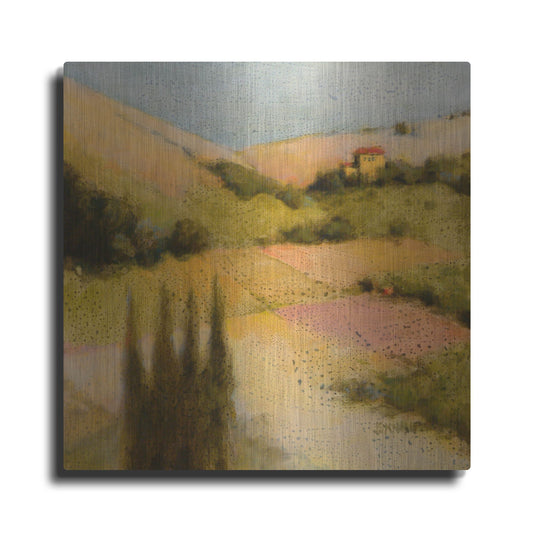 Luxe Metal Art 'Castello Pastine 2' by J. E. Knauf, Metal Wall Art