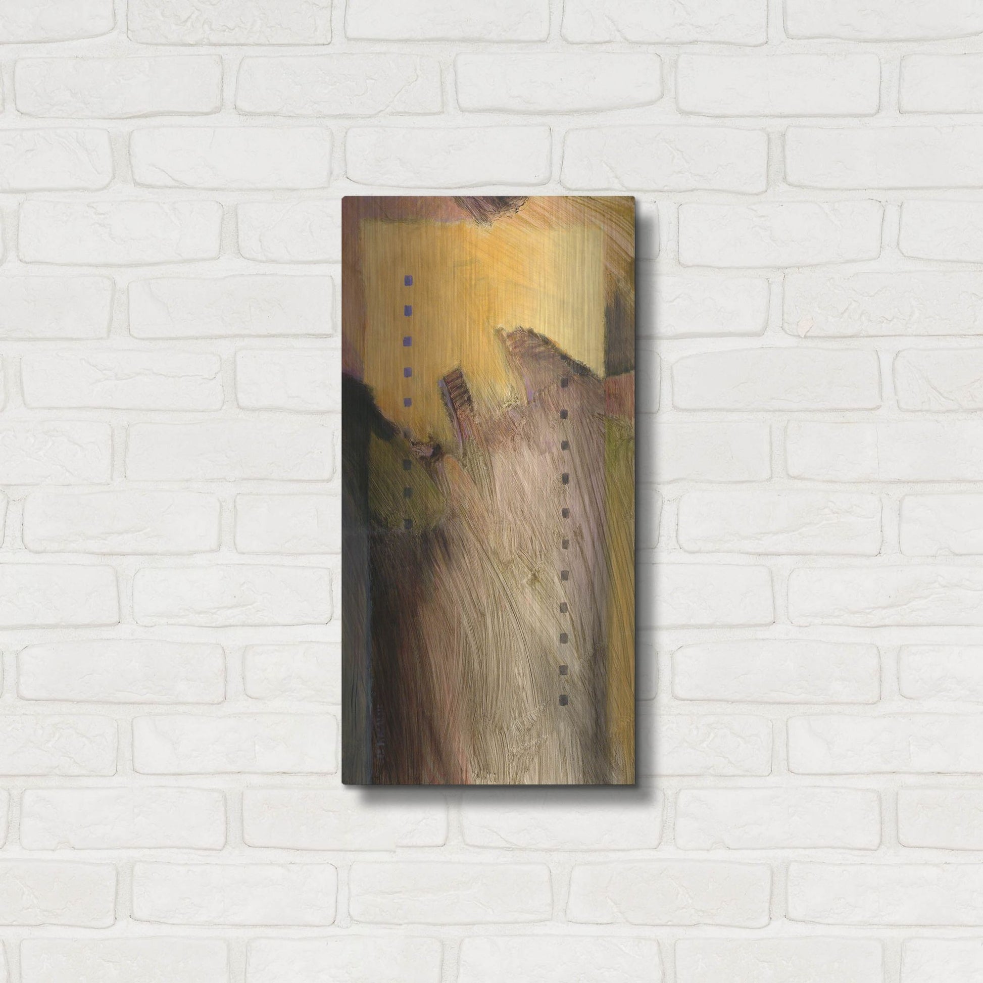 Luxe Metal Art 'Cathedral 10' by J. E. Knauf, Metal Wall Art,12x24