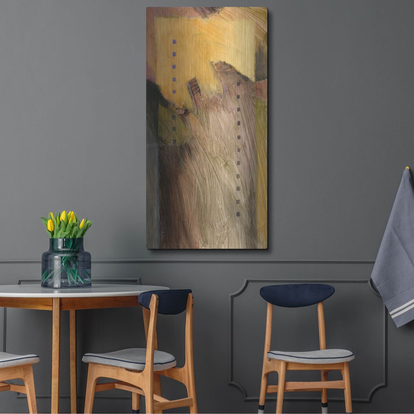 Luxe Metal Art 'Cathedral 10' by J. E. Knauf, Metal Wall Art,24x48