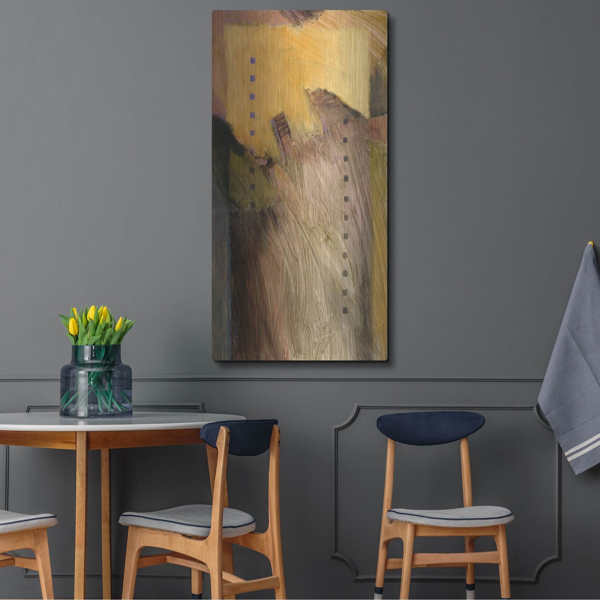 Luxe Metal Art 'Cathedral 10' by J. E. Knauf, Metal Wall Art,24x48
