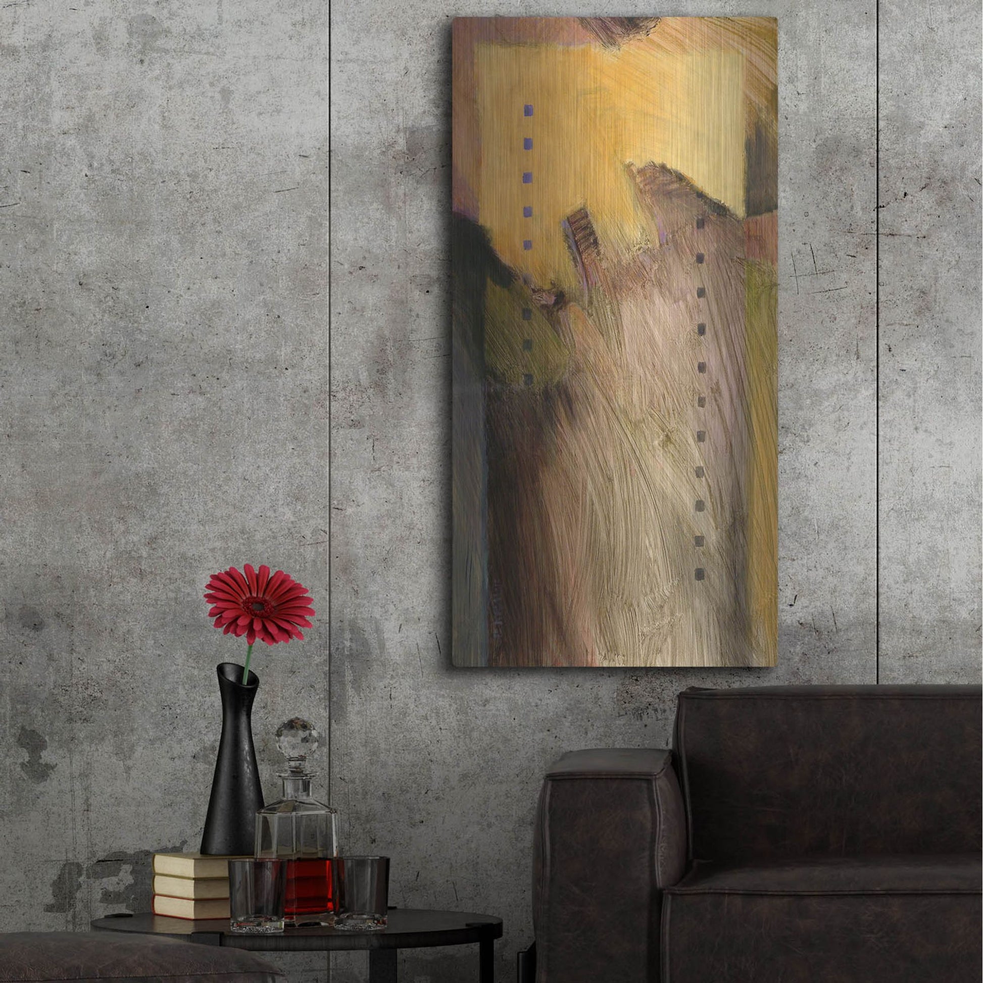 Luxe Metal Art 'Cathedral 10' by J. E. Knauf, Metal Wall Art,24x48