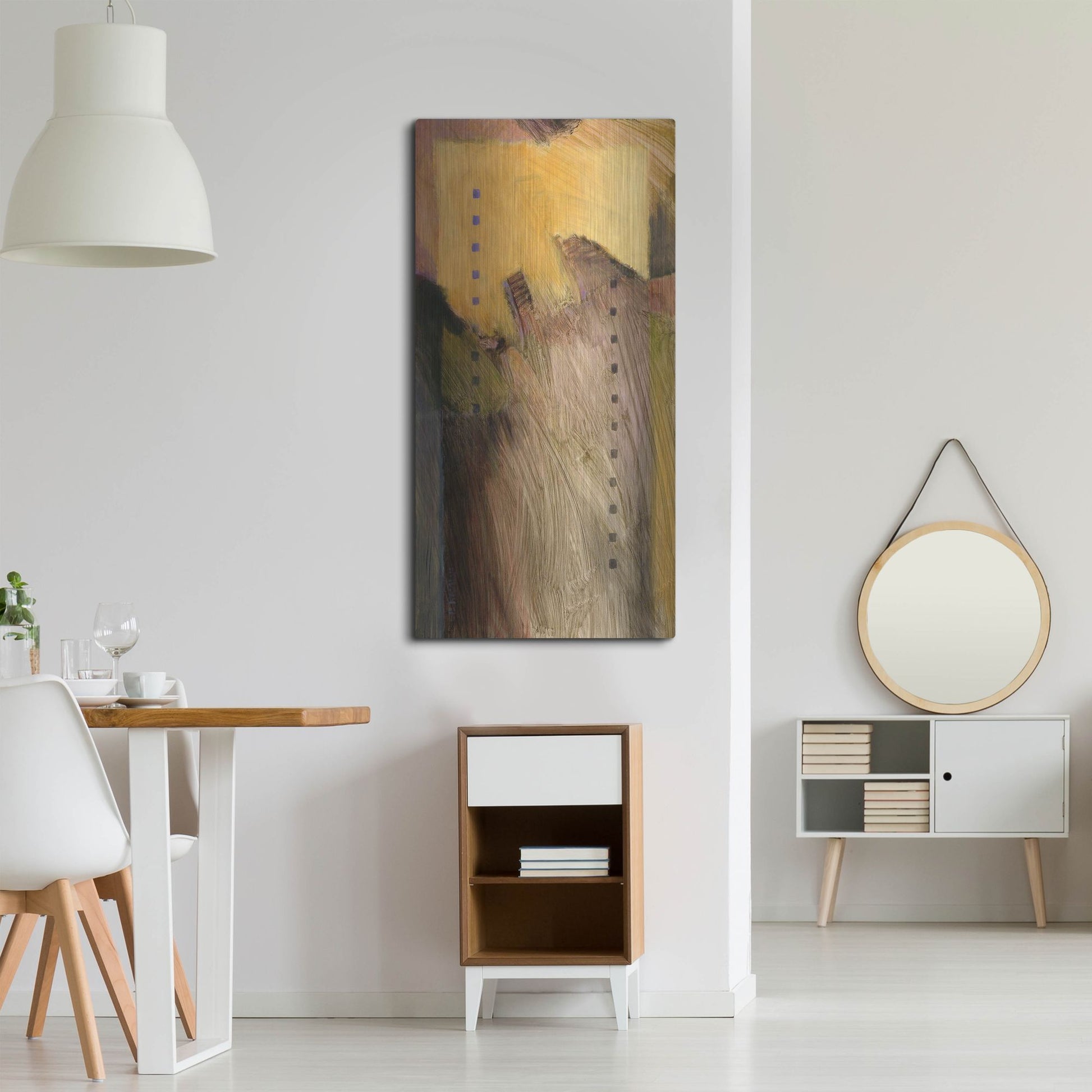 Luxe Metal Art 'Cathedral 10' by J. E. Knauf, Metal Wall Art,24x48