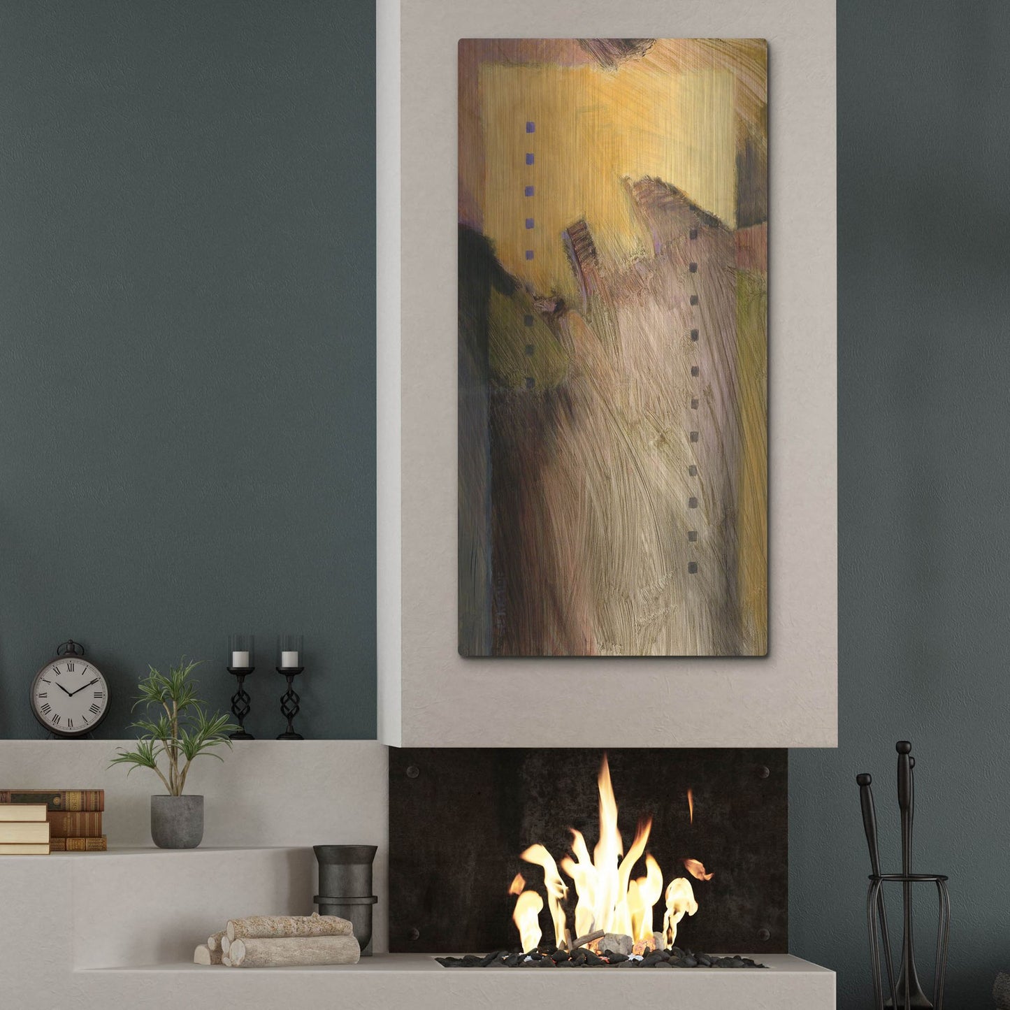 Luxe Metal Art 'Cathedral 10' by J. E. Knauf, Metal Wall Art,24x48