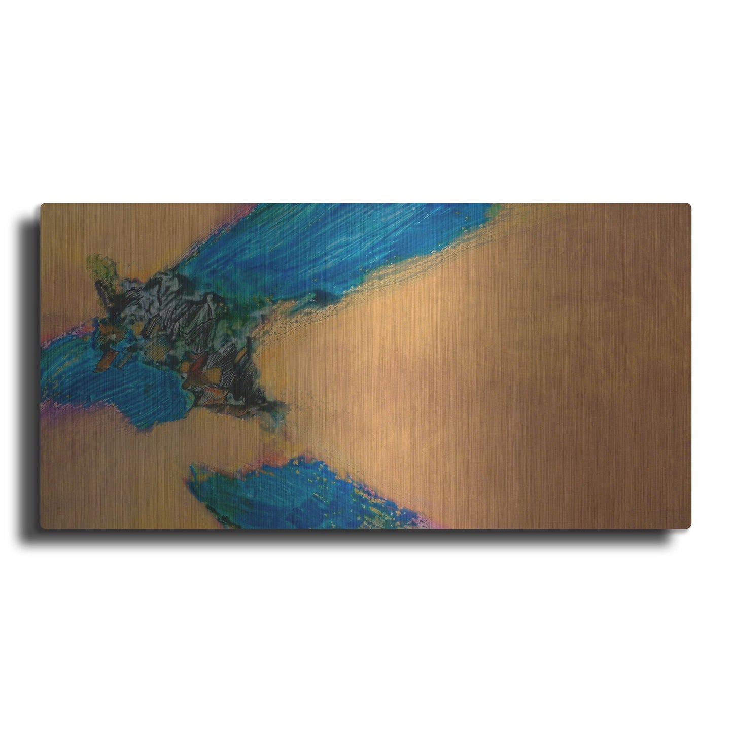 Luxe Metal Art 'Confluence' by J. E. Knauf, Metal Wall Art