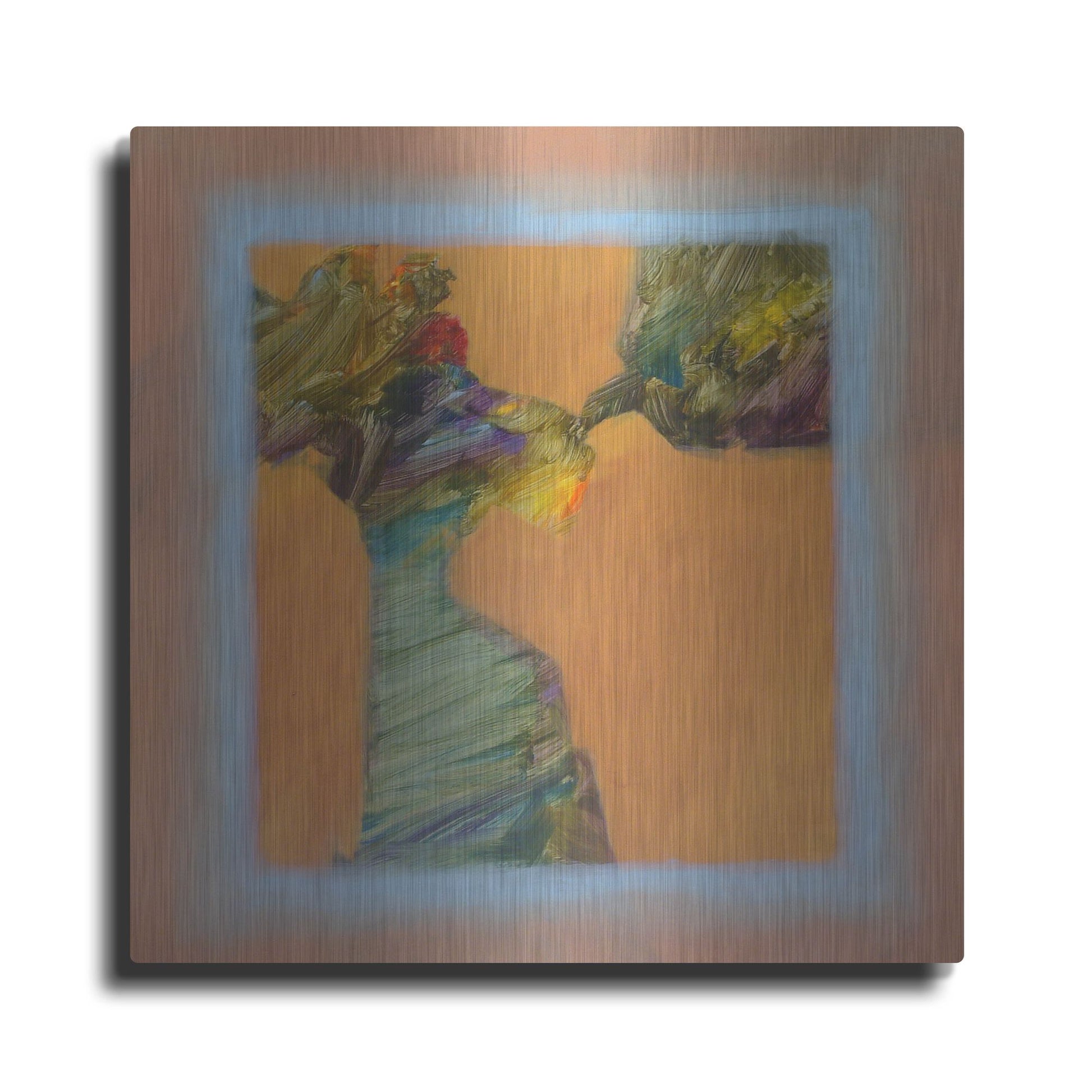 Luxe Metal Art 'Dancer 1' by J. E. Knauf, Metal Wall Art