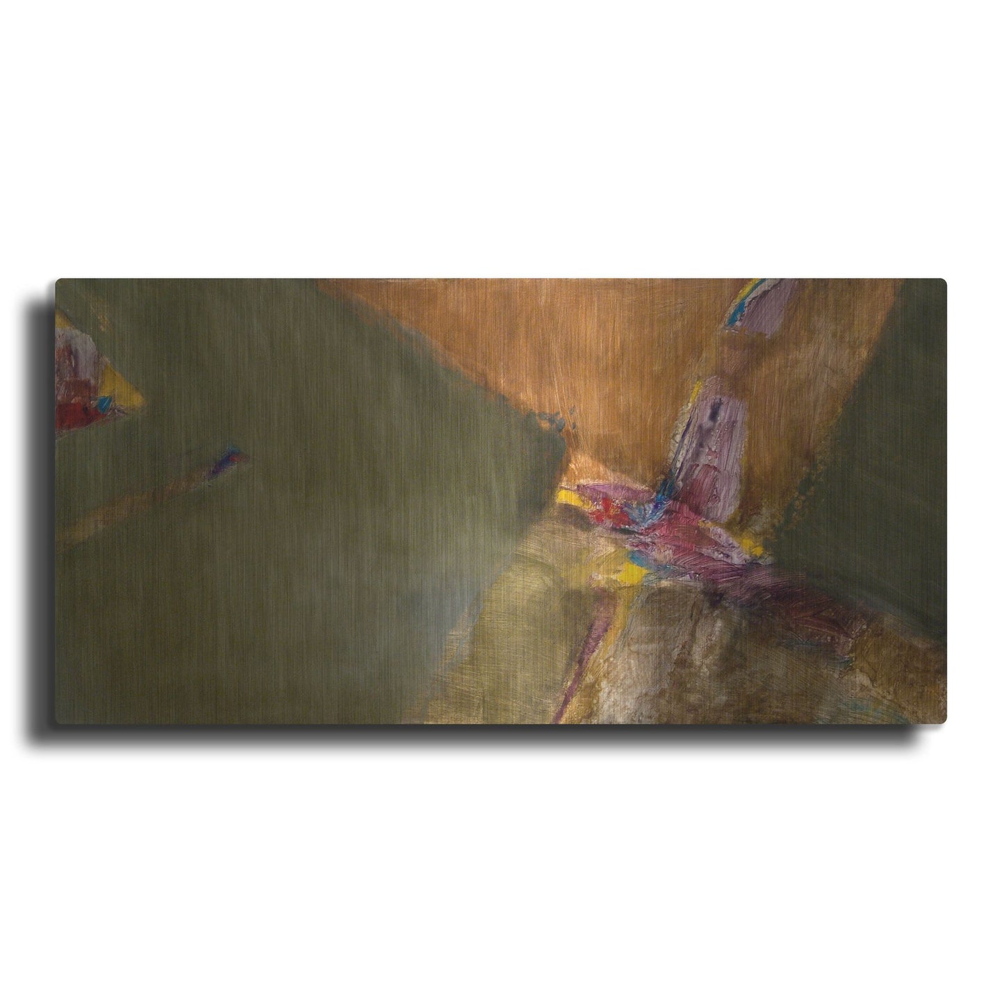 Luxe Metal Art 'Rainbow Wash' by J. E. Knauf, Metal Wall Art