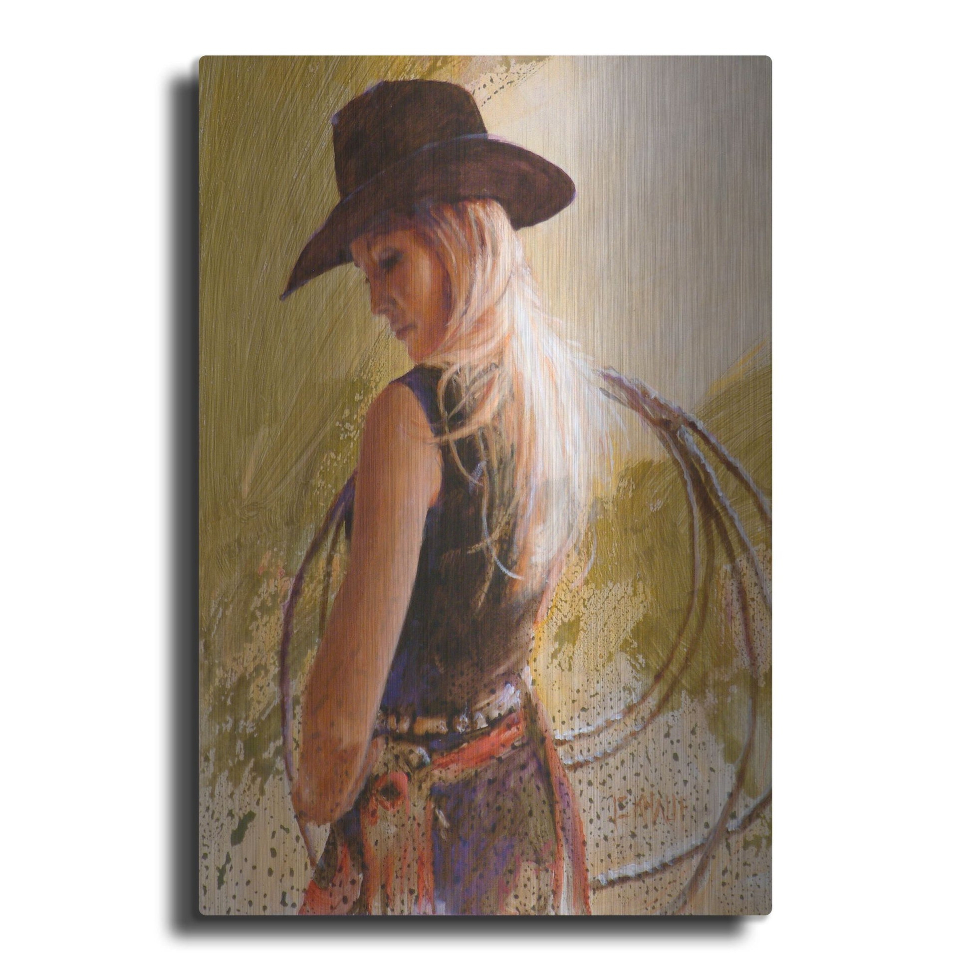 Luxe Metal Art 'Warming Up' by J. E. Knauf, Metal Wall Art