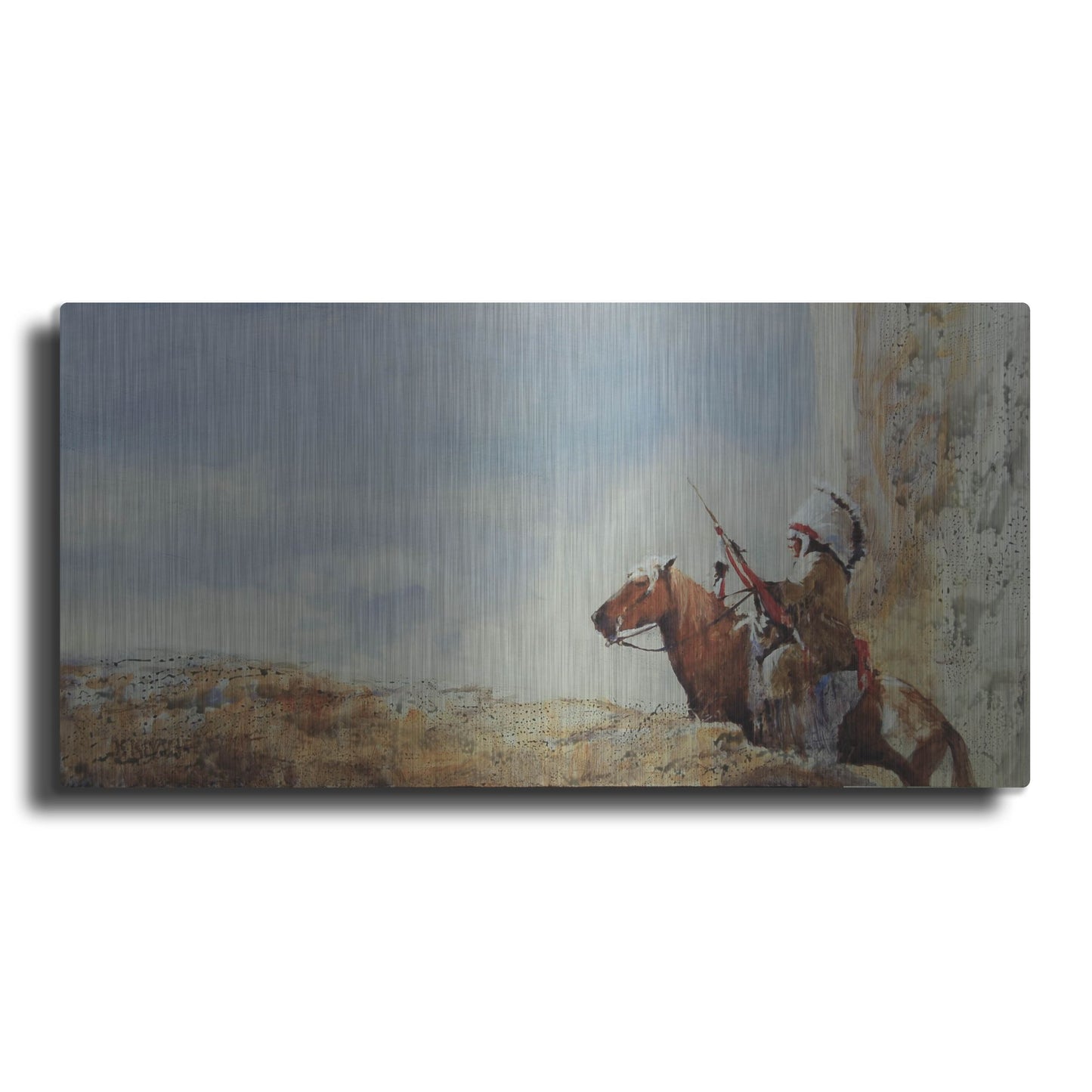 Luxe Metal Art 'Another Day' by J. E. Knauf, Metal Wall Art