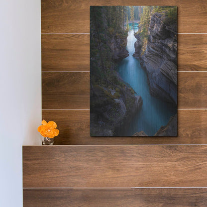 Luxe Metal Art 'Athabasca River 1' by Joe Reimer Photography, Metal Wall Art,12x16