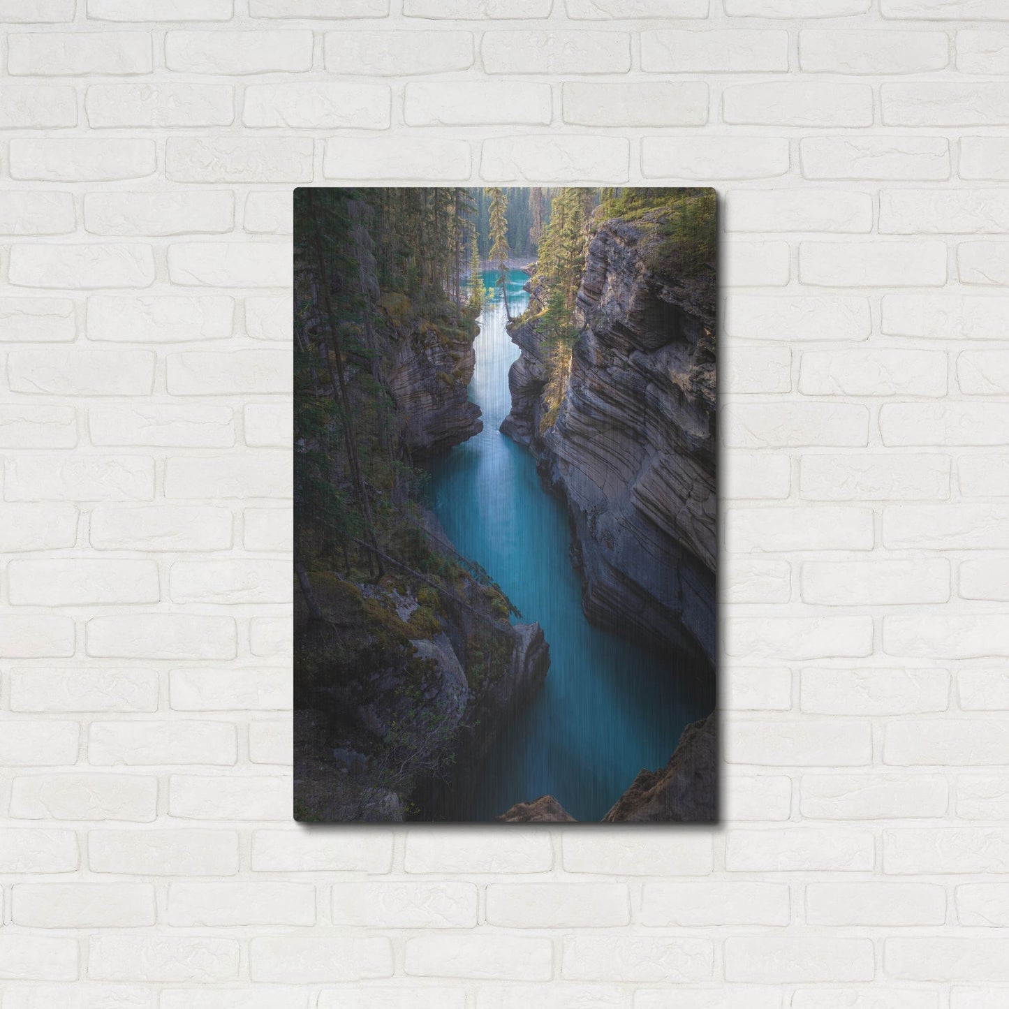 Luxe Metal Art 'Athabasca River 1' by Joe Reimer Photography, Metal Wall Art,24x36