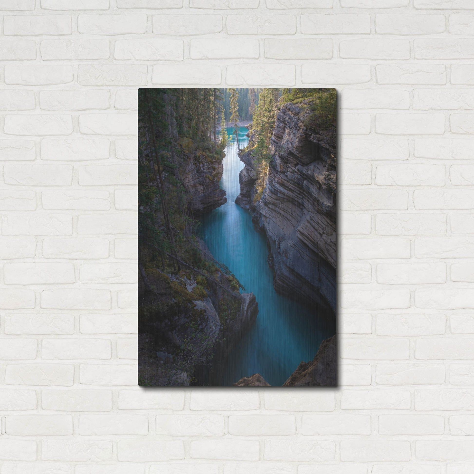 Luxe Metal Art 'Athabasca River 1' by Joe Reimer Photography, Metal Wall Art,24x36