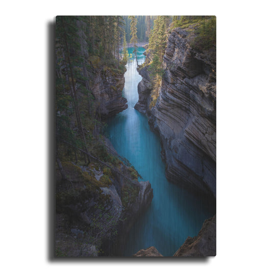 Luxe Metal Art 'Athabasca River 1' by Joe Reimer Photography, Metal Wall Art