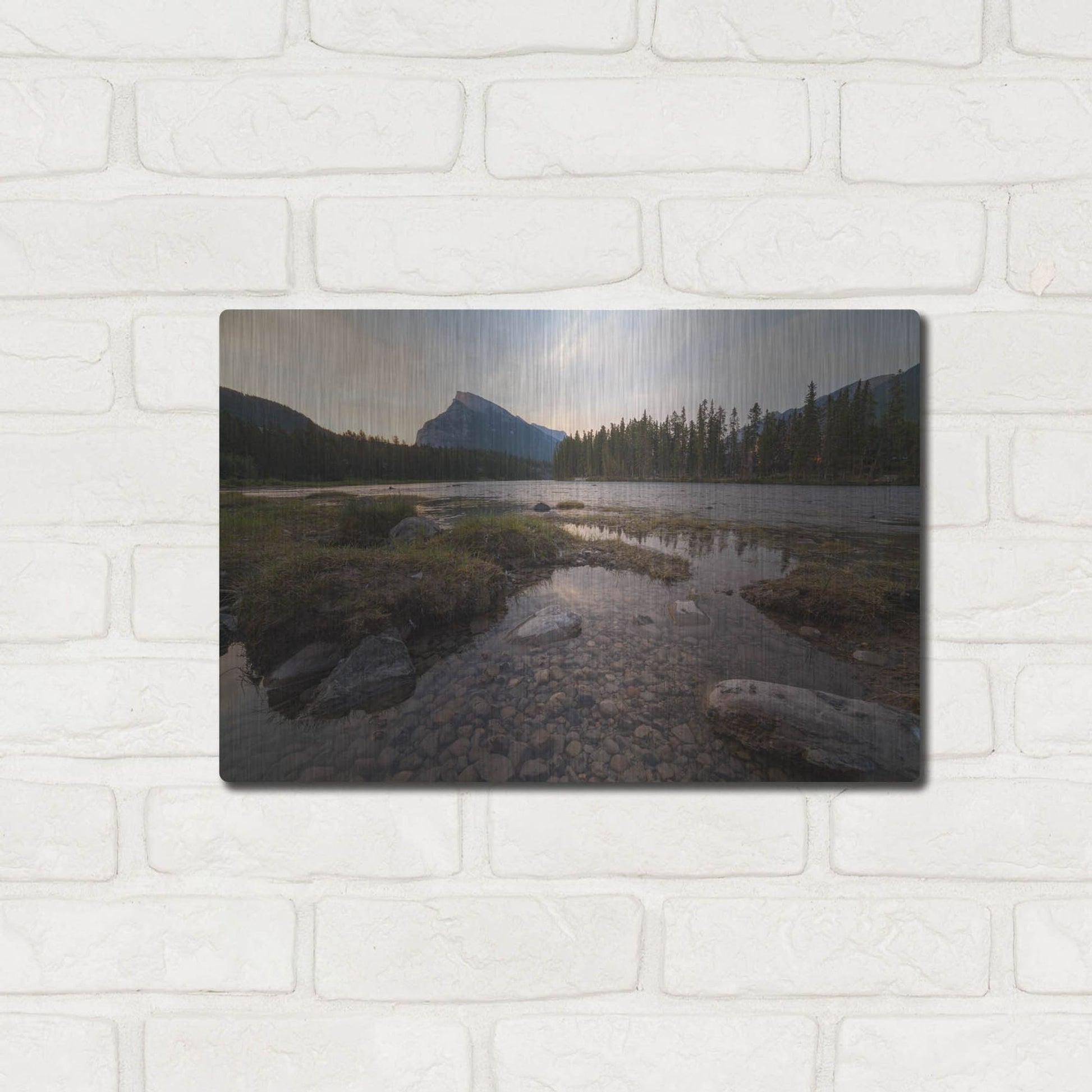 Luxe Metal Art 'Banff Sunrise 1' by Joe Reimer Photography, Metal Wall Art,16x12