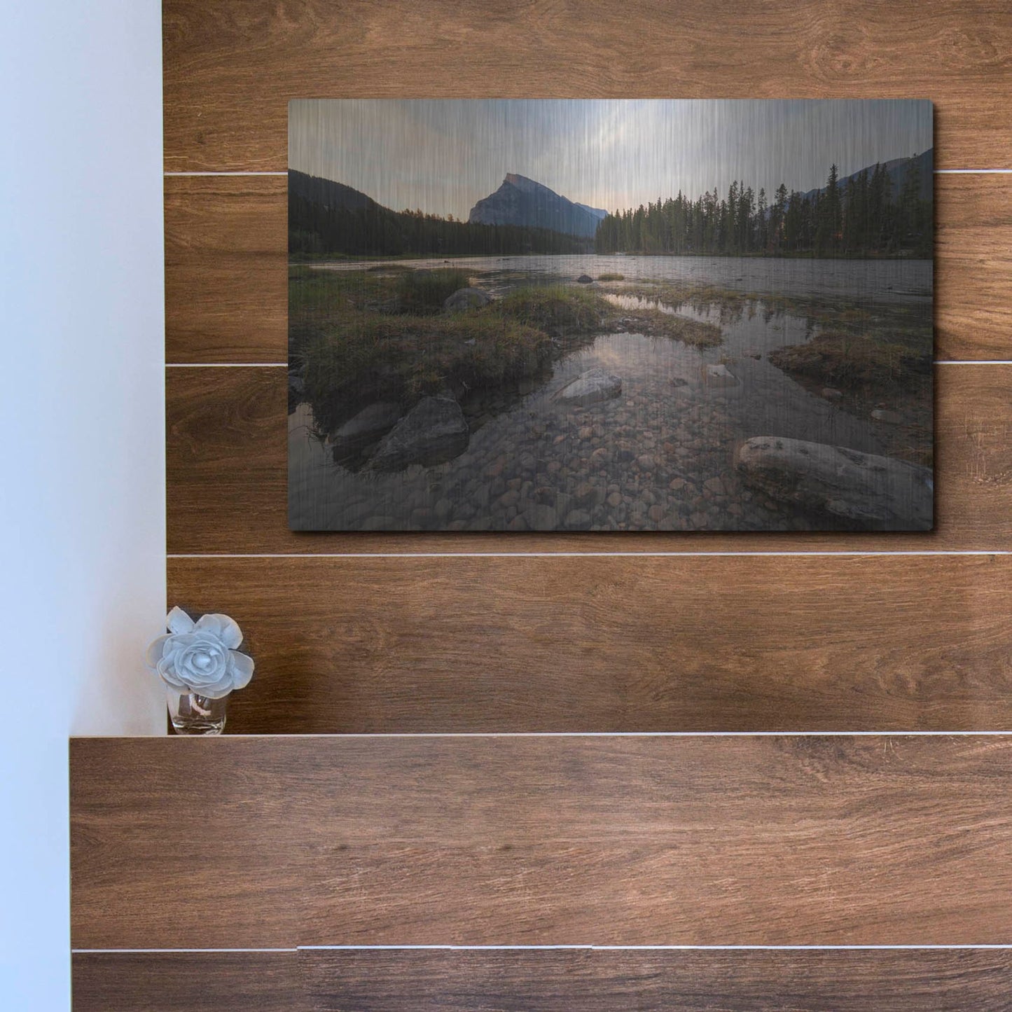 Luxe Metal Art 'Banff Sunrise 1' by Joe Reimer Photography, Metal Wall Art,16x12