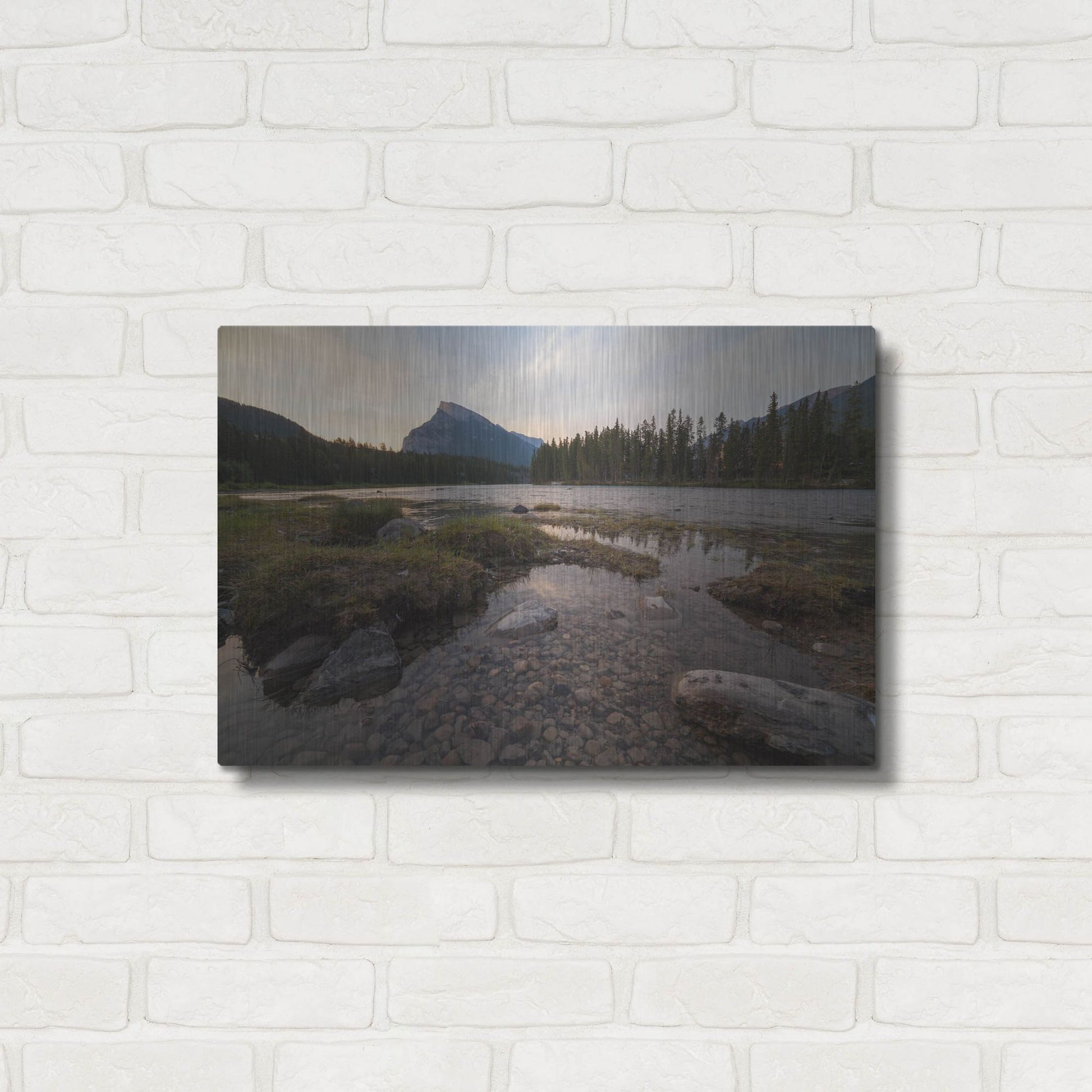 Luxe Metal Art 'Banff Sunrise 1' by Joe Reimer Photography, Metal Wall Art,24x16