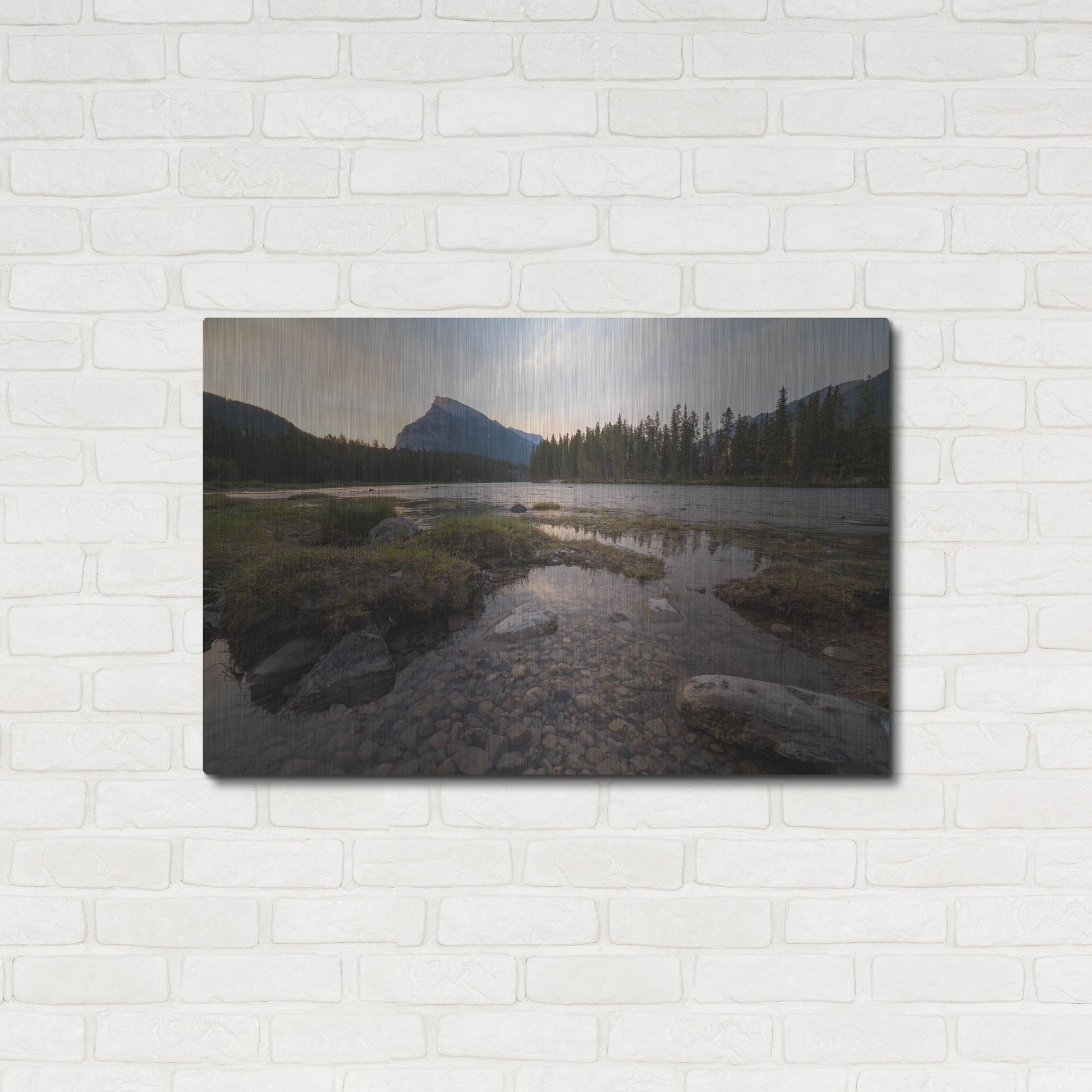 Luxe Metal Art 'Banff Sunrise 1' by Joe Reimer Photography, Metal Wall Art,36x24