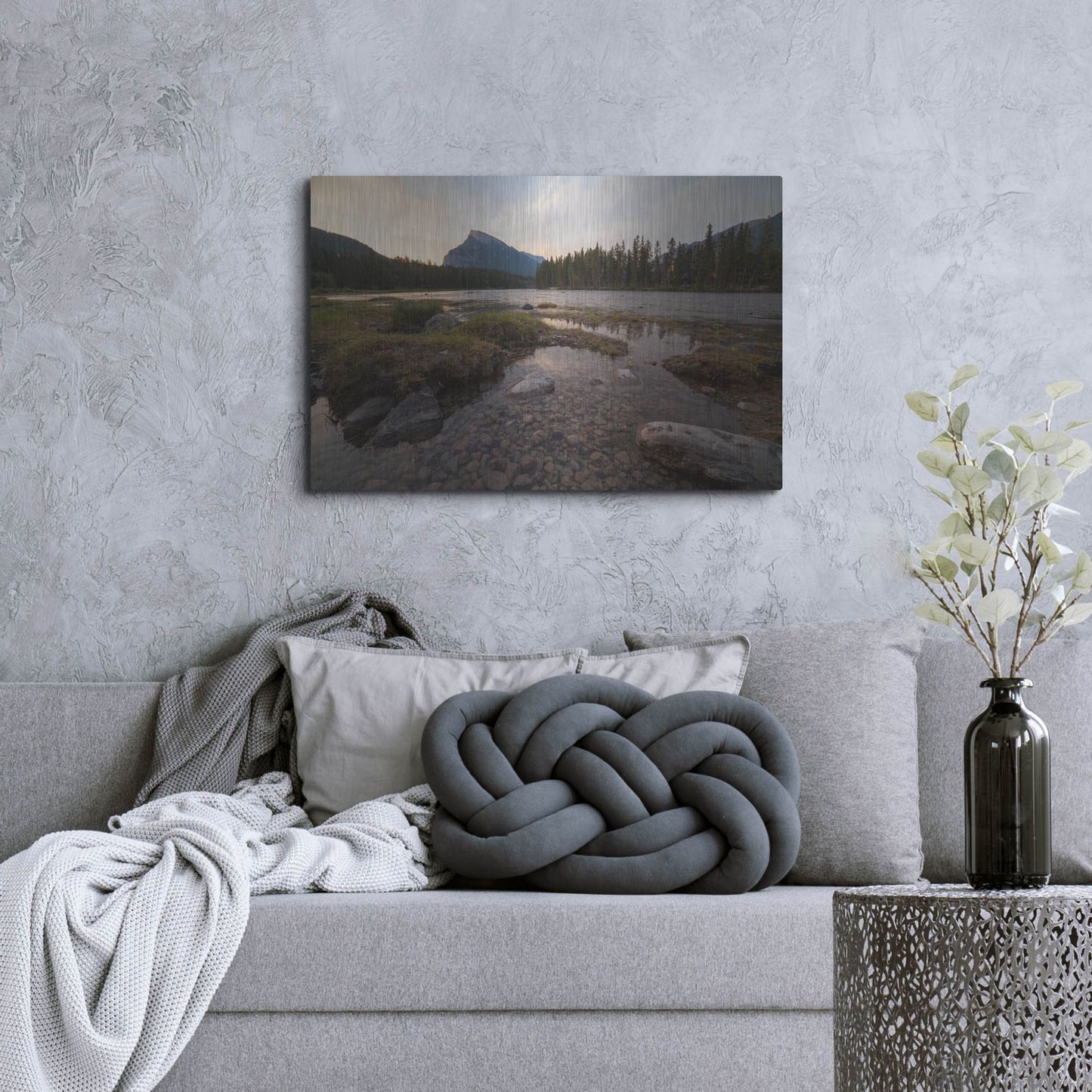 Luxe Metal Art 'Banff Sunrise 1' by Joe Reimer Photography, Metal Wall Art,36x24