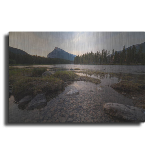 Luxe Metal Art 'Banff Sunrise 1' by Joe Reimer Photography, Metal Wall Art