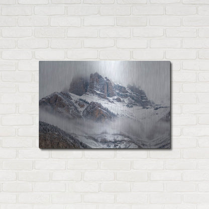 Luxe Metal Art 'Cascade Mountain 1' by Joe Reimer Photography, Metal Wall Art,36x24