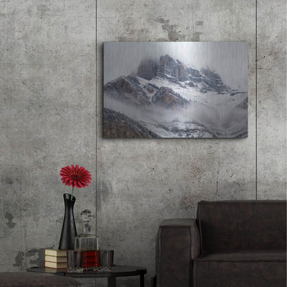 Luxe Metal Art 'Cascade Mountain 1' by Joe Reimer Photography, Metal Wall Art,36x24
