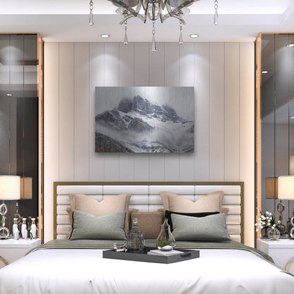 Luxe Metal Art 'Cascade Mountain 1' by Joe Reimer Photography, Metal Wall Art,36x24