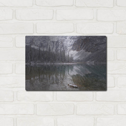 Luxe Metal Art 'Cavell Lake 1' by Joe Reimer Photography, Metal Wall Art,16x12