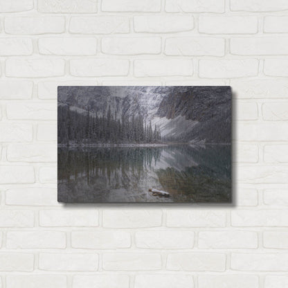 Luxe Metal Art 'Cavell Lake 1' by Joe Reimer Photography, Metal Wall Art,24x16