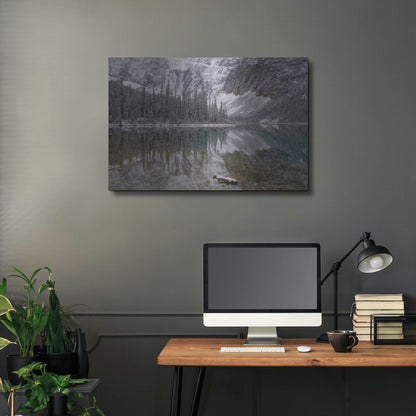 Luxe Metal Art 'Cavell Lake 1' by Joe Reimer Photography, Metal Wall Art,36x24