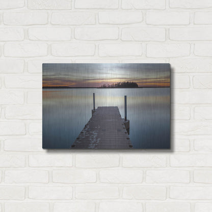 Luxe Metal Art 'Elk Island 1' by Joe Reimer Photography, Metal Wall Art,24x16