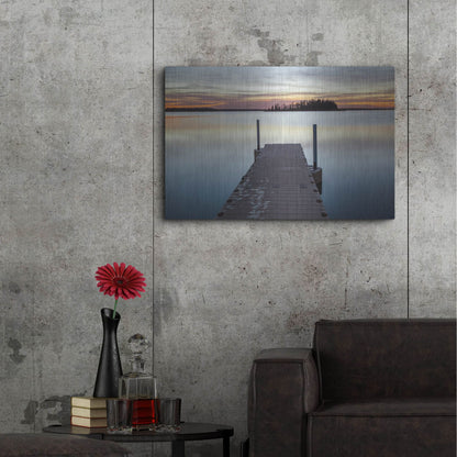 Luxe Metal Art 'Elk Island 1' by Joe Reimer Photography, Metal Wall Art,36x24