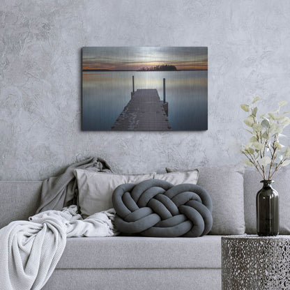 Luxe Metal Art 'Elk Island 1' by Joe Reimer Photography, Metal Wall Art,36x24