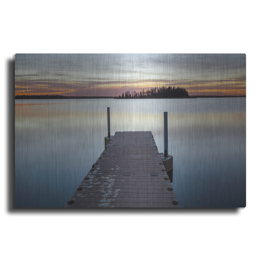 Luxe Metal Art 'Elk Island 1' by Joe Reimer Photography, Metal Wall Art