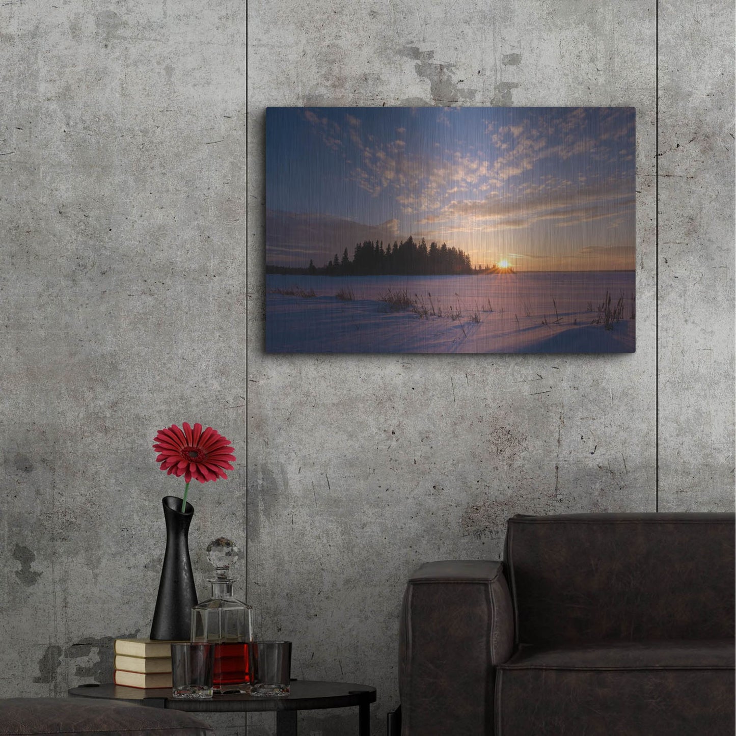 Luxe Metal Art 'Elk Island 3' by Joe Reimer Photography, Metal Wall Art,36x24