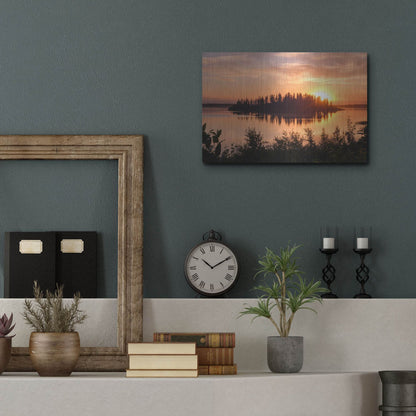 Luxe Metal Art 'Elk Island 4' by Joe Reimer Photography, Metal Wall Art,16x12