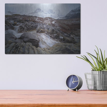 Luxe Metal Art 'Icefields Parkway 1' by Joe Reimer Photography, Metal Wall Art,16x12