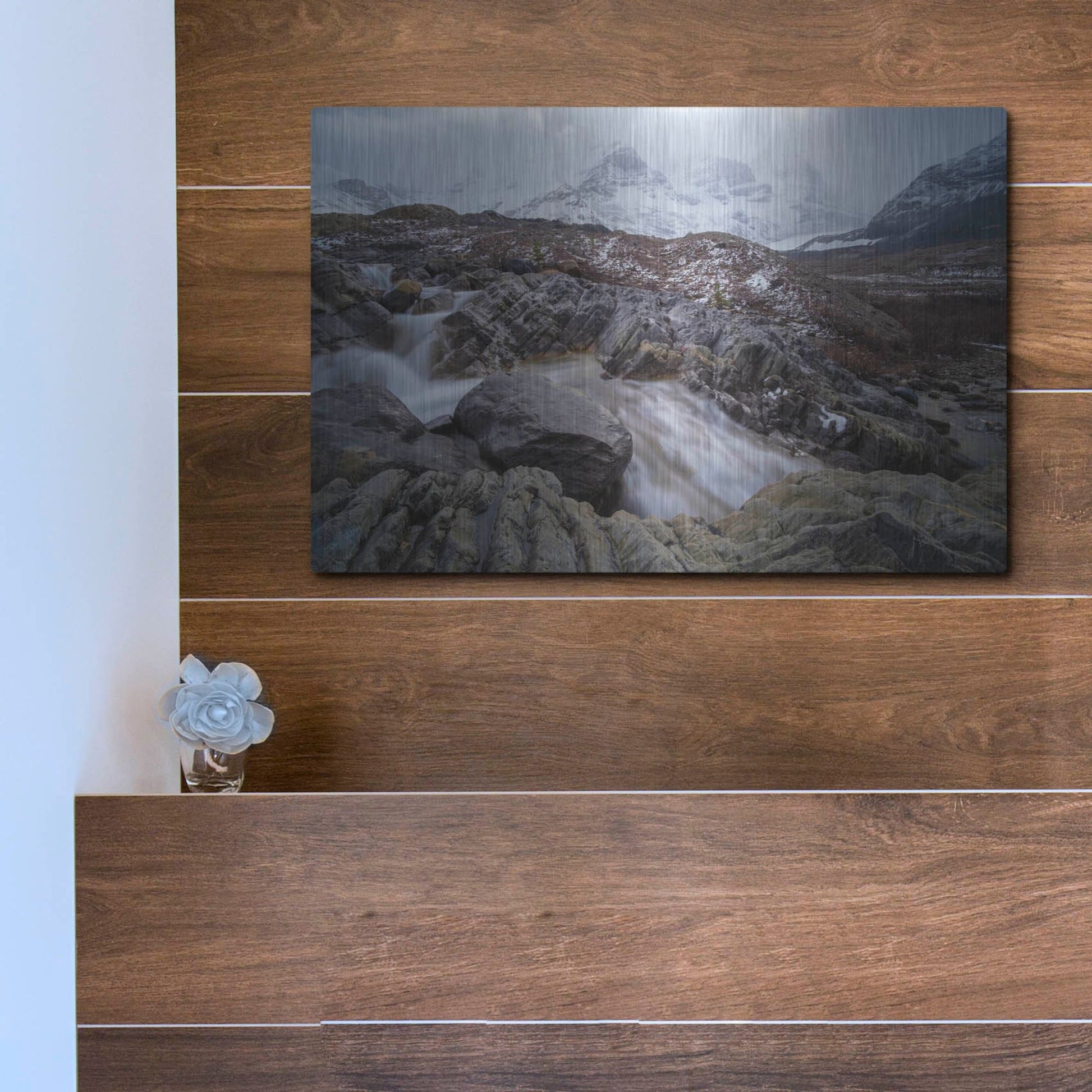 Luxe Metal Art 'Icefields Parkway 1' by Joe Reimer Photography, Metal Wall Art,16x12