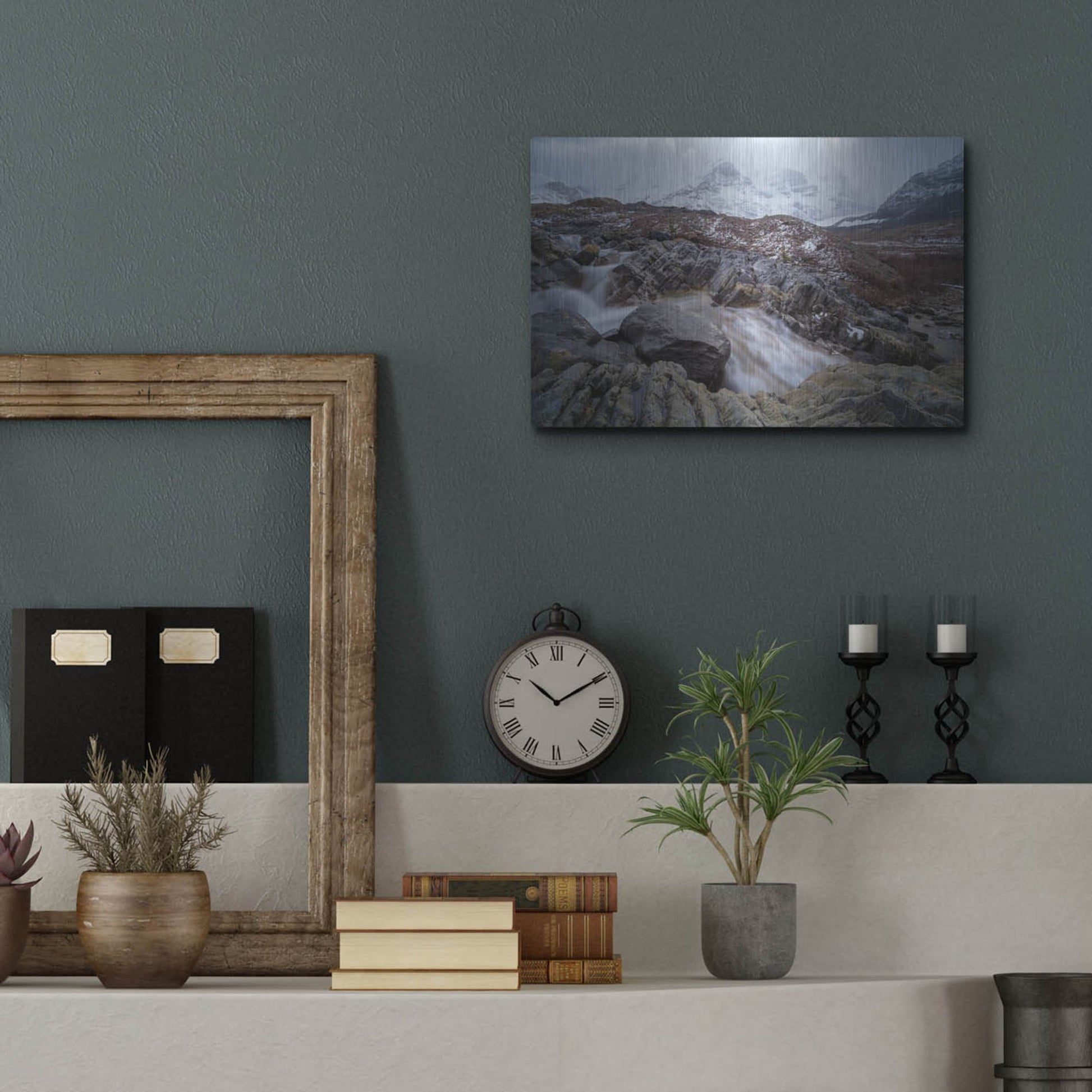 Luxe Metal Art 'Icefields Parkway 1' by Joe Reimer Photography, Metal Wall Art,16x12