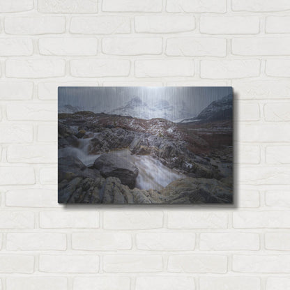 Luxe Metal Art 'Icefields Parkway 1' by Joe Reimer Photography, Metal Wall Art,24x16