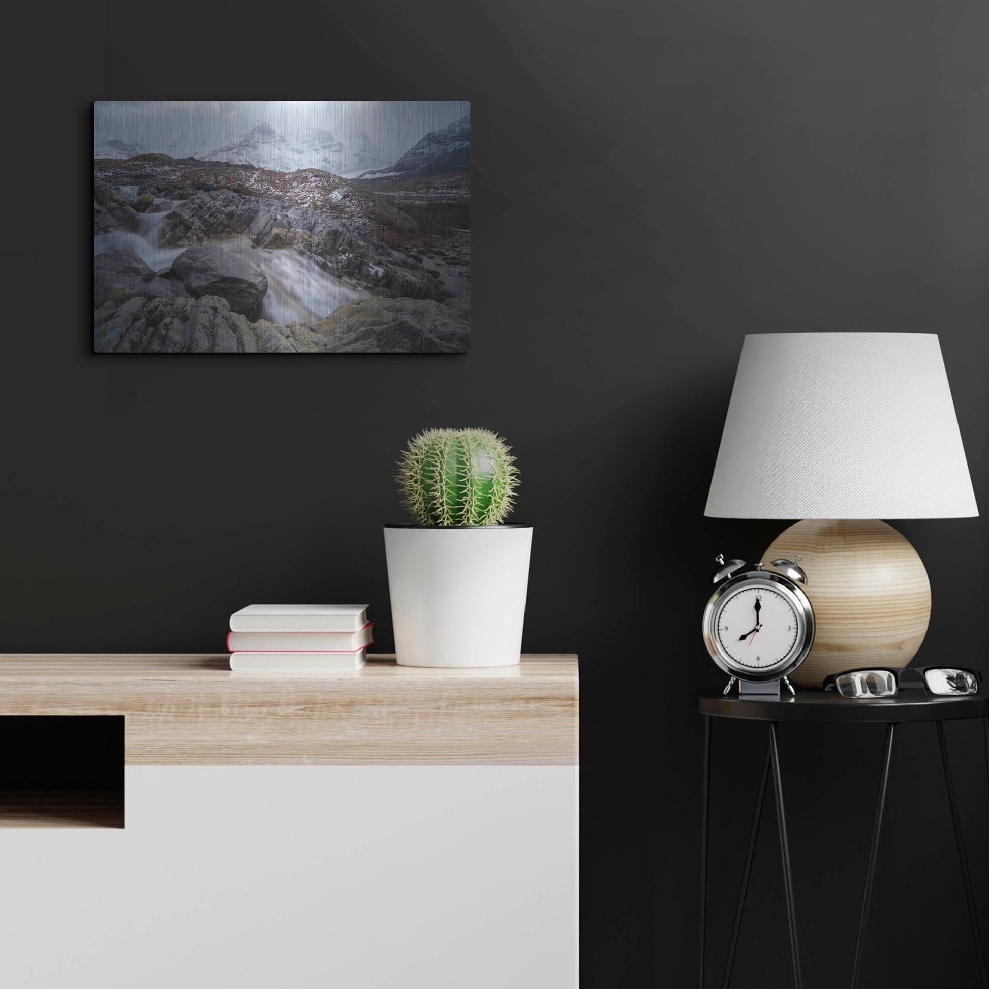 Luxe Metal Art 'Icefields Parkway 1' by Joe Reimer Photography, Metal Wall Art,24x16